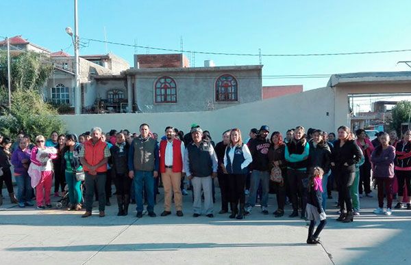  Ponen en marcha tres domos convenidos por Antorcha