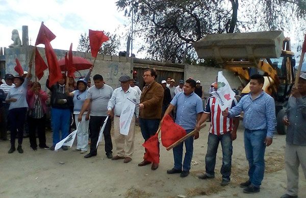 Inicia construcción de colector de drenaje en Nuevo Progreso