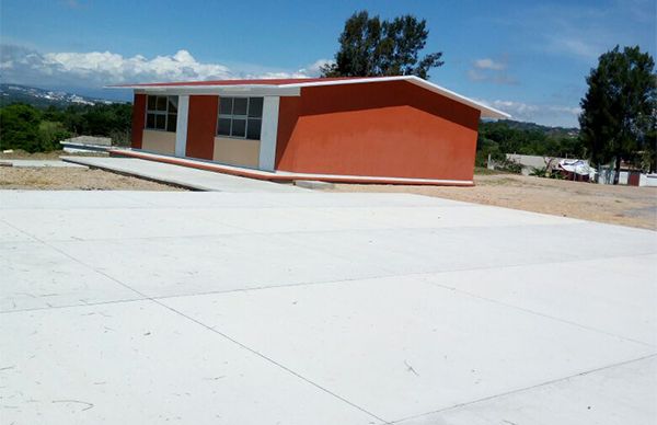 Antorcha inaugura aulas en la Telesecundaria Rancho Nuevo de Emiliano Zapata