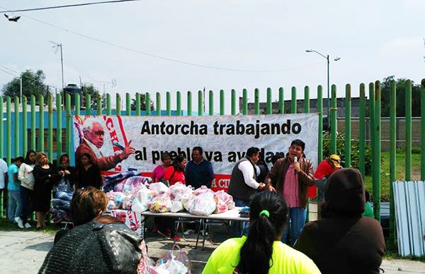 Antorcha continúa apoyando a damnificados del sismo en San Juan Ixtayopan