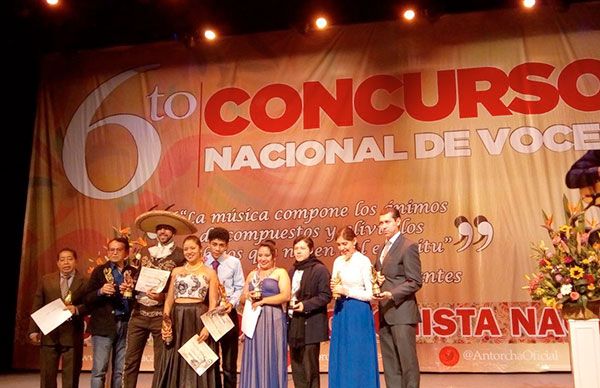 La Ciudad de México obtiene los primeros lugares en el VI Concurso Nacional de Voces