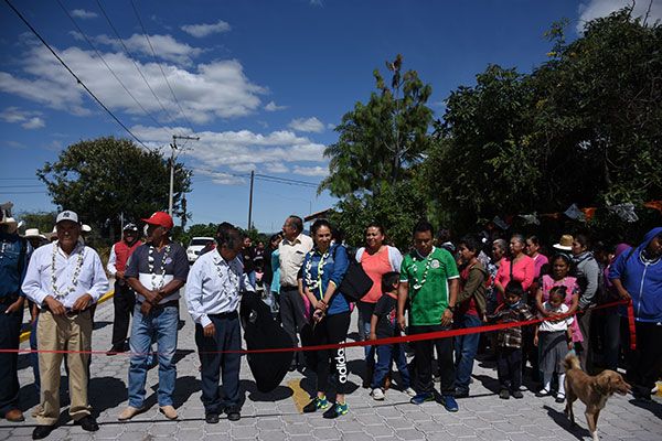  Habitantes de Atlixco agradecen obras gestionadas por Antorcha