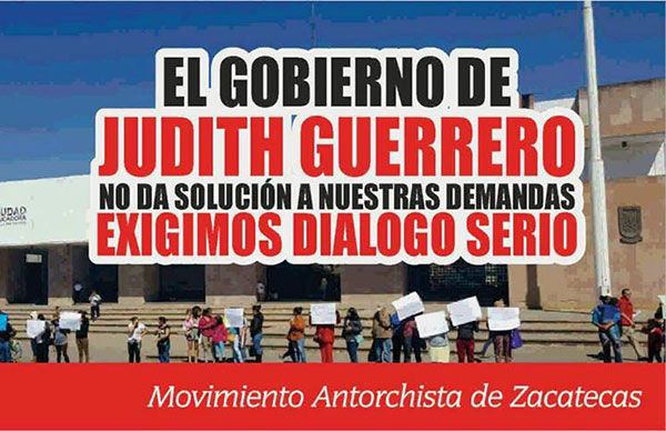 Mañana, manifestación  en la capital zacatecana