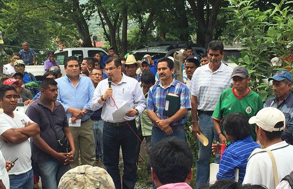  Realizará CDI obras de agua potable en Zapotitlán Tablas