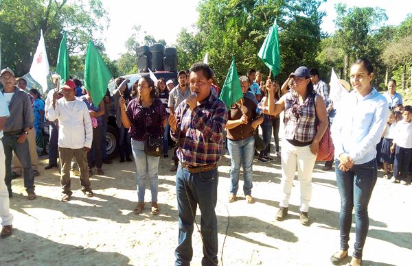 Arranca Antorcha 3Âª etapa de pavimentación del camino la Estanzuela-Zapotal San Lorenzo