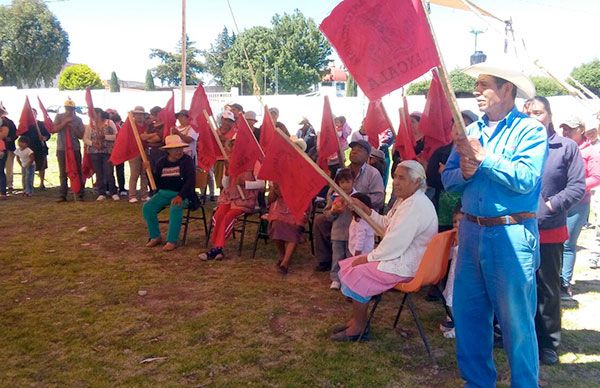 Se materializa en obra el trabajo de la gente con Antorcha