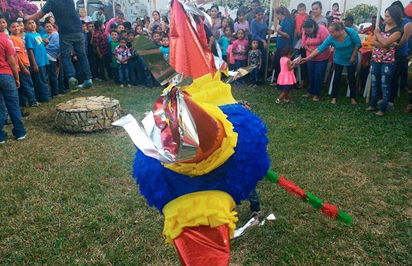 Antorchistas de Aldama celebran posada