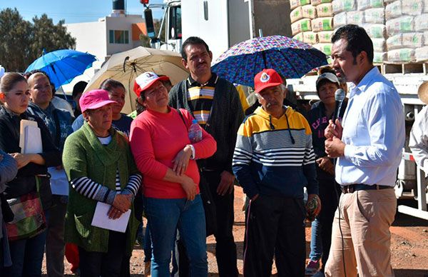 Beneficia Antorcha a 405 familias de Guadalupe con acciones de vivienda en 2017