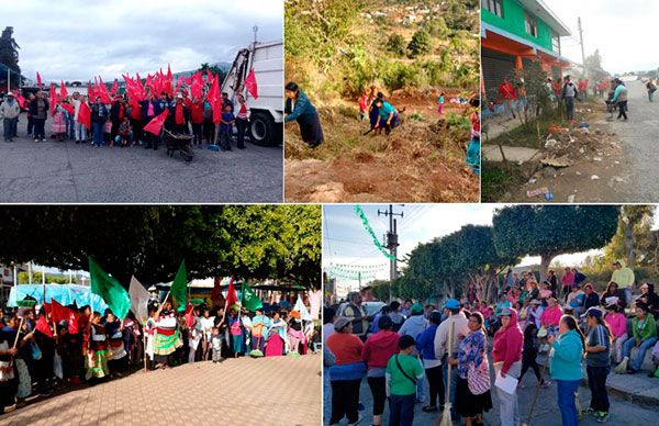 Con el Programa Empleo Temporal se benefician más de 1,500 familias michoacanas