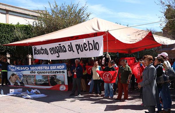 Exigimos aplicación de recursos y cese a persecución política en Querétaro: Antorcha