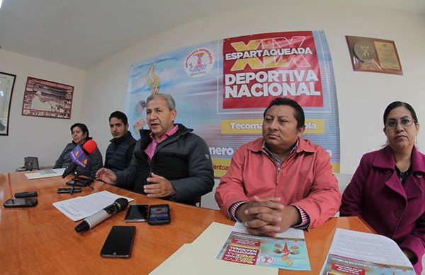 Anuncia Antorcha su XIX Espartaqueada Nacional Deportiva