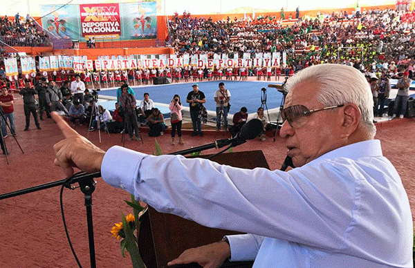 Inauguró Antorcha Espartaqueada Deportiva; el deporte hace más fuertes a los pueblos asegura Aquiles Córdova