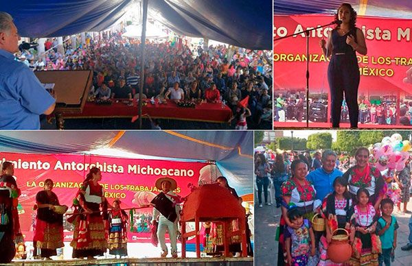 Celebra Yurécuaro el crecimiento de la organización de los pobres de México en su municipio