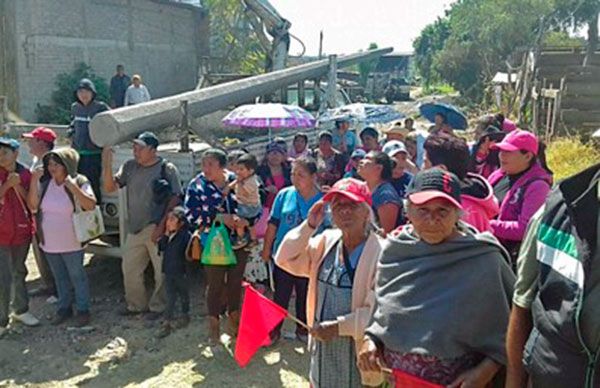 En la colonia Presa de los Reyes el progreso para los habitantes avanza