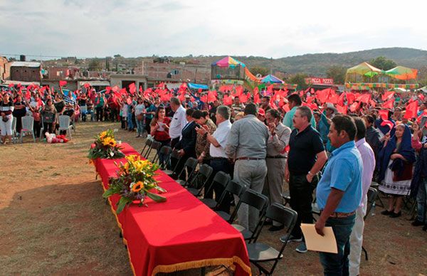 Tenemos que levantar este país y sólo lo puede hacer el pueblo organizado y consciente: Omar Carreón Abud