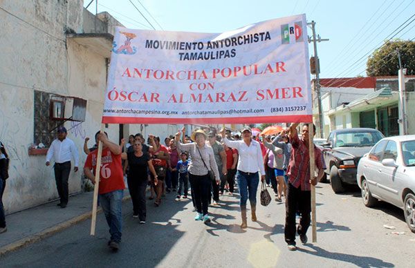 Antorcha presente en el registro de Oscar Almaraz