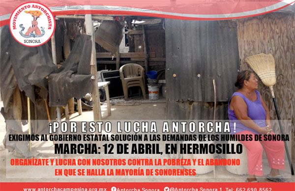 La pobreza no tiene vacaciones: denunciarán incumplimientos del Gobierno de Sonora frente a turistas 