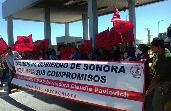 Nueva movilización popular en Sonora denuncia;  dos años y medio de gobierno sin soluciones