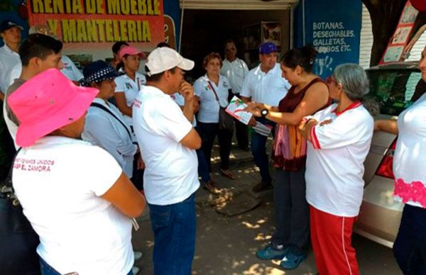 Siguen sumándose habitantes de Gabriel Zamora al proyecto de José Meza