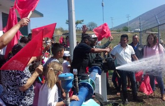 Con una inversión de 4 mdp, habitantes de Jacona logran tener agua potable