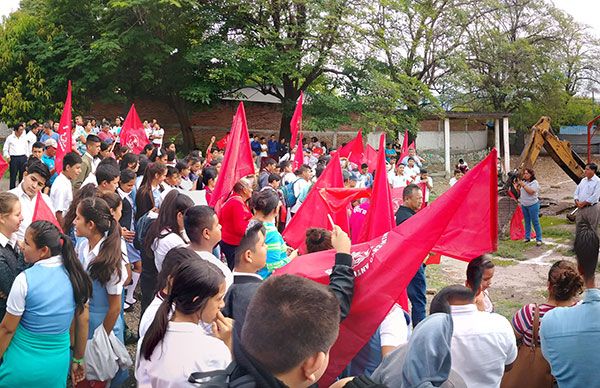 Logra Antorcha invertir 1.5 millones de pesos en Secundaria Federal de Lombardía