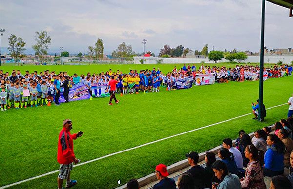 Inicia Antorcha torneos deportivos de verano en la Unidad Deportiva Wenceslao Victoria Soto