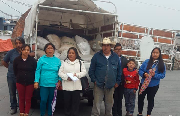 Antorcha entrega semilla de avena a comunidades de Xochimilco