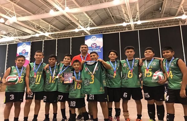 Delegación Antorchista destaca en el Nacional Infantil de Voleibol