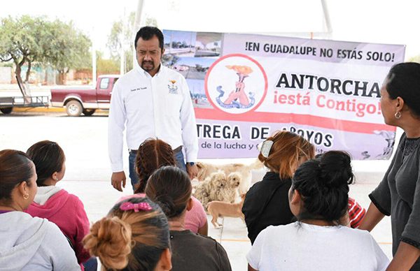 Antorcha sigue al lado y  al servicio de la gente