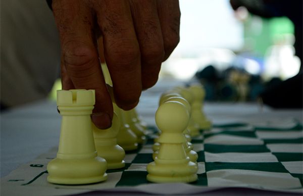 Realizan demostración de ajedrez rumbo al Primer Torneo Estatal Lic.Manuel Hernández Pasión