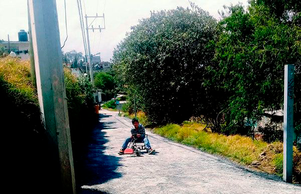 Antorcha logra pavimentación de calles en Tlalpan   