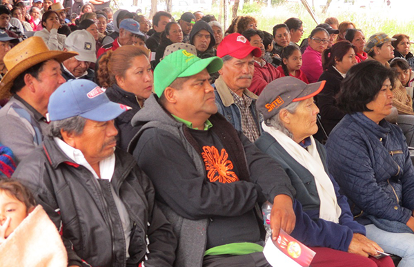 La fuerza de Antorcha está en la organización del pueblo