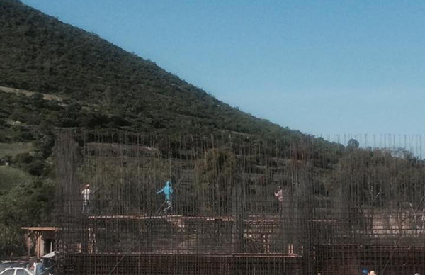 Avanzan trabajos de planta  tratadora en Pie de Gallo