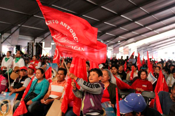 ¡Antorcha es Justicia! El gobierno debe pagar por las tierras que invade al Ejido Revolución de Tecomán