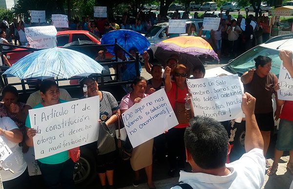 Protesta de antorchistas en COMAPA rindió frutos