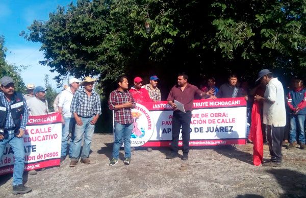 Antorcha sigue llevando progreso a Zitácuaro