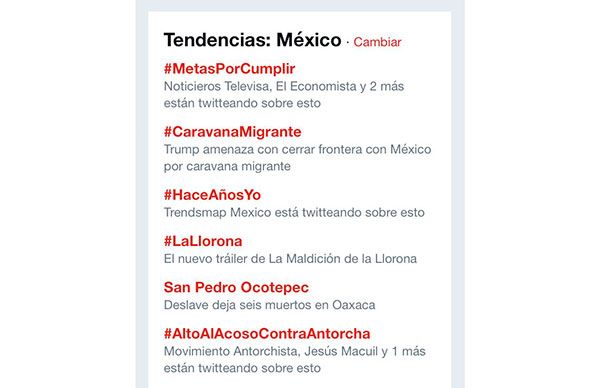 Hashtag #AltoAlAcosoContraAntorcha se convierte en Trending Topic en Twitter