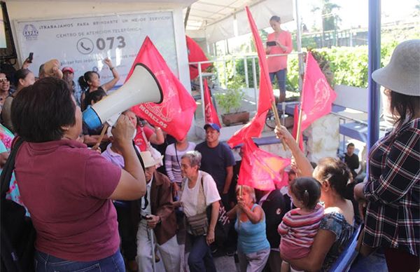 SAPAC, niega atención a antorchistas de Cuernavaca