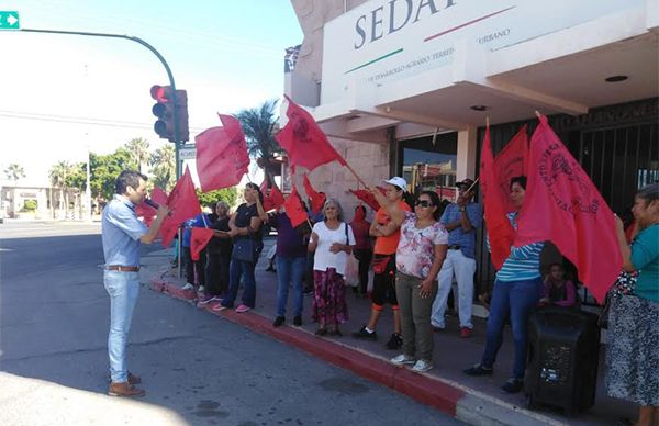 Reiniciarán protesta en Sedatu el próximo lunes