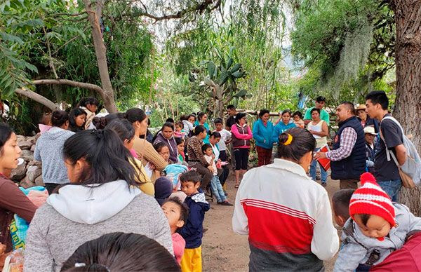 Se aglutinan ciudadanos de Navajas a las filas de Antorcha 