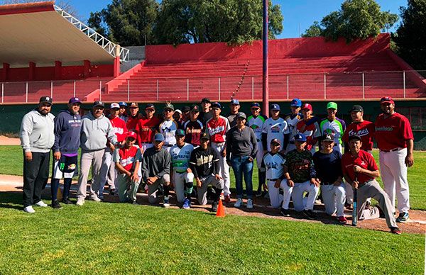 Beisbolistas de Zacatecas se preparan para II Torneo Nacional de Antorcha