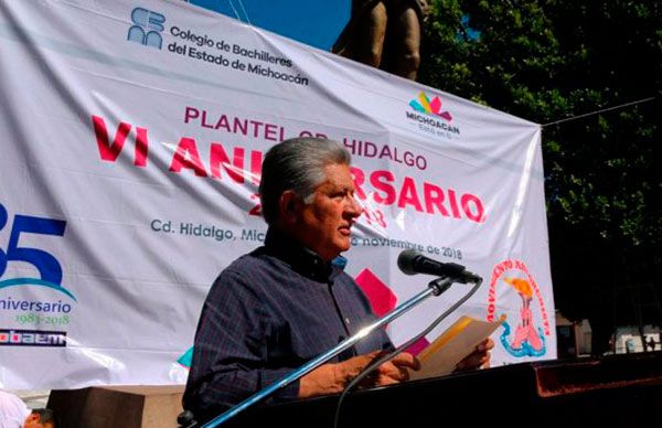 Celebra COBA de Cd.Hidalgo 6 años de brindar educación a los hijos de pueblo