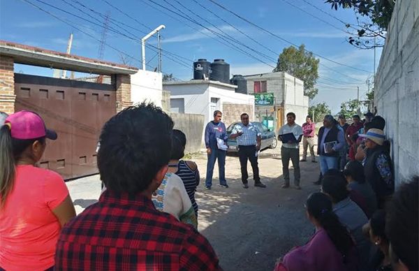 Aportará antorcha proyecto para red de agua potable en La Ladera, El Marqués 