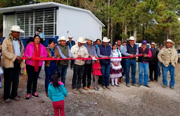 Inaugura Antorcha oficina en Ciénega de Mirasoles, Mezquital