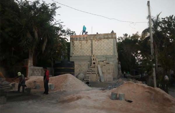 Construcción del Albergue Estudiantil en Felipe Carrillo Puerto