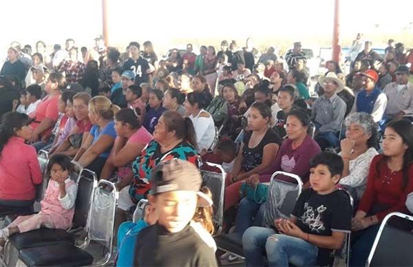 Visita Horacio piña la colonia los Olivos