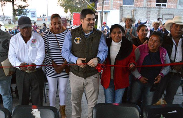 Antorcha gestiona nueva obra para comunidad nahua de Texcoco