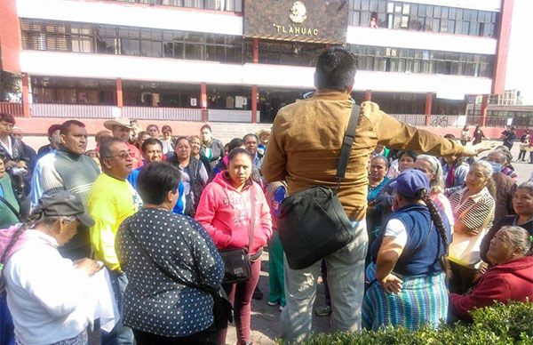Antorchistas de Tláhuac piden al alcalde cumplimiento a compromisos de obras y servicios