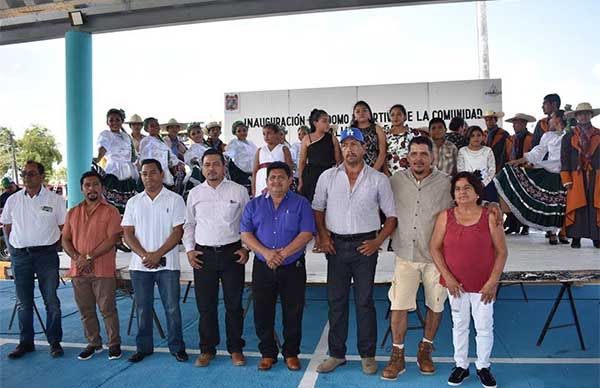 Gran festejo en la inauguración del Domo en la comunidad de Emiliano Zapata de Felipe Carrillo Puerto