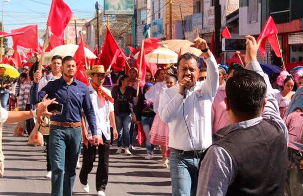 Anuncia Antorcha segunda manifestación en Guadalupe para el 27 de marzo